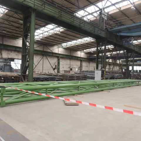 Trusses ready for assembly