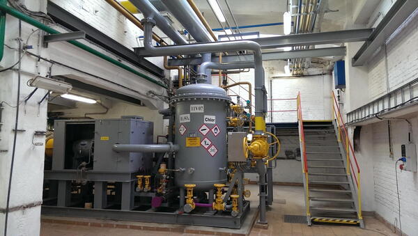 Compressor unit installation