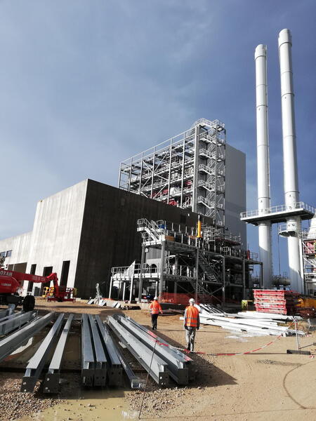 Production and installation of piping parts for a French client
