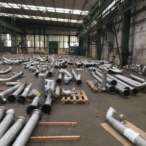 Pipe production for project in Pakistan