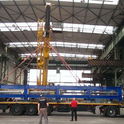 ZVU Engineering a.s., - Production of skid units to Poland, transport