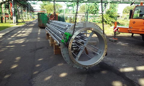 Change of the heat exchargers icl. tubing, dismantling and installation of steel structures