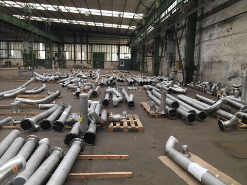 Pipe production for project in Pakistan