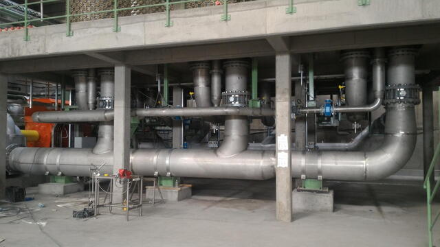 Delivery and installation of piping systems