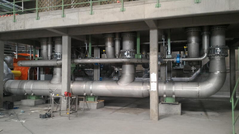 Delivery  and installation of piping systems